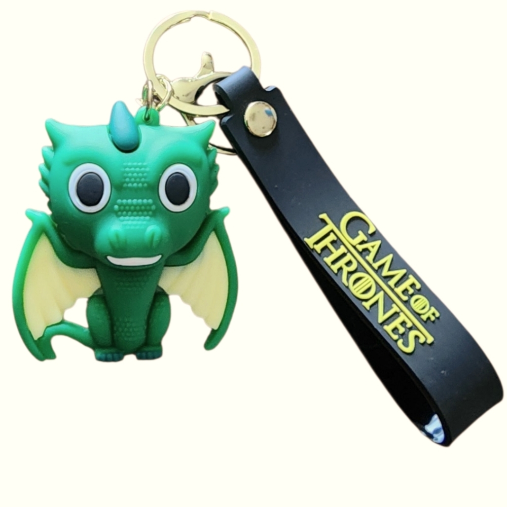 Game of Thrones Green Dragon Keychain